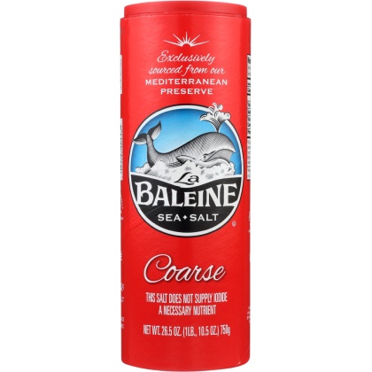 LA BALEINE: Coarse Sea Salt, 26.5 oz