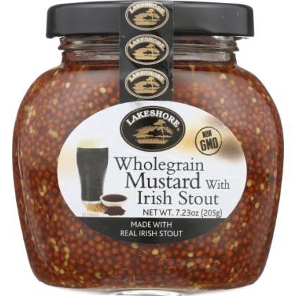 LAKESHORE: Dressing Wholegrain Mustard with Irish Stout, 7.23 oz