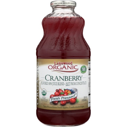 LAKEWOOD ORGANIC: Cranberry Juice Blend, 32 oz