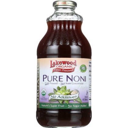 LAKEWOOD: Organic Pure Noni Juice, 32 oz