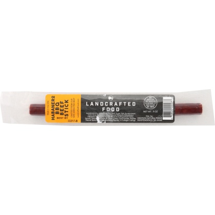 LANDCRAFTED FOOD: Beef Stick Habanero BBQ Smoke, .9 oz