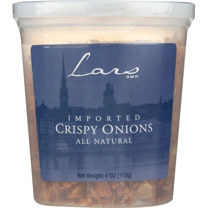 LARS OWN: All Natural Imported Crispy Onions, 4 oz