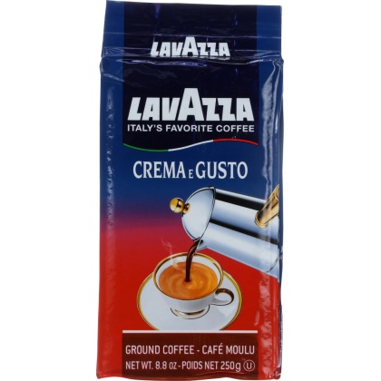 LAVAZZA: Coffee Brick Crema Gusto Ground, 8.8 oz