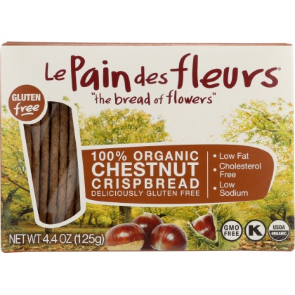 LE PAIN DES FLEURS: Organic Chestnut Crispbread, 4.41 oz