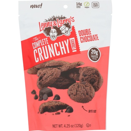 LENNY & LARRYS: Cookie Double Chocolate Crunchy, 4.25 oz