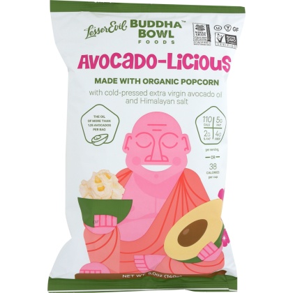 LESSER EVIL: Buddha Bowl Avocado-Licious, 5 oz