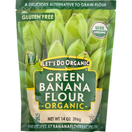 LETS DO ORGANICS: Organic Green Banana Flour, 14 oz