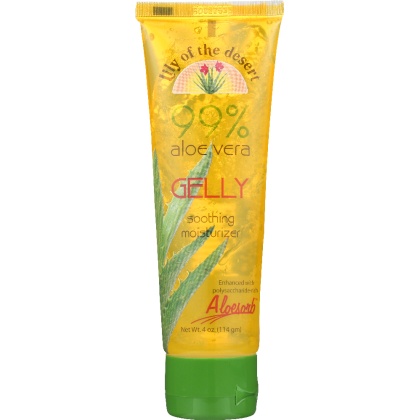 LILY OF THE DESERT: 99% Aloe Vera Gelly Soothing Moisturizer, 4 oz