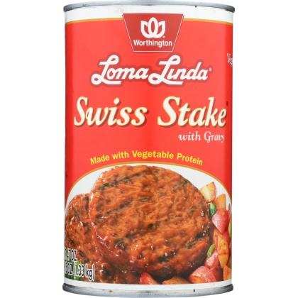 LOMA LINDA: Swiss Stake With Gravy, 47 oz