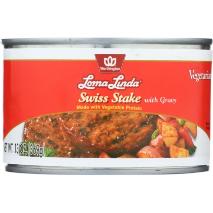 LOMA LINDA: Swiss Stake with Gravy, 13 oz