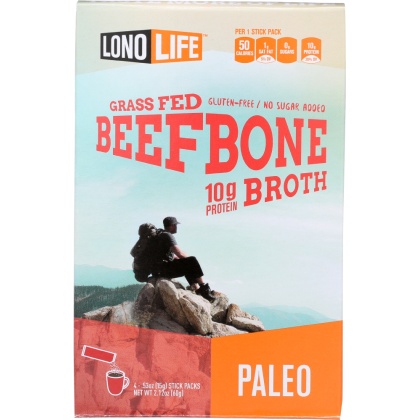 LONOLIFE: STICK BEEF BONE BROTH 4PK (2.120 OZ)