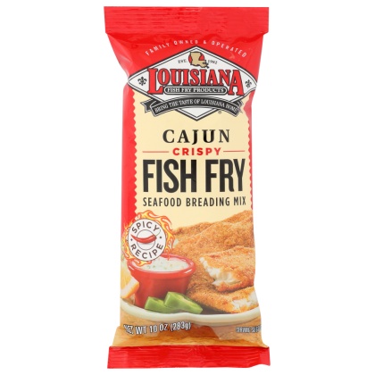 LOUISIANA FISH FRY: Cajun Crispy Fish Fry, 10 oz