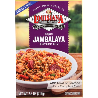 LOUISIANA FISH FRY: Jambalaya Mix, 7.5 oz