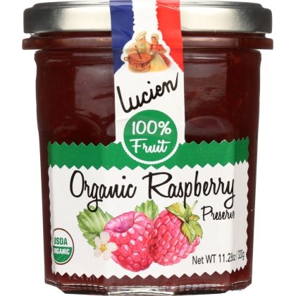 LUCIEN GEORGELIN: Spread Fruit Raspberry Organic, 320 gm