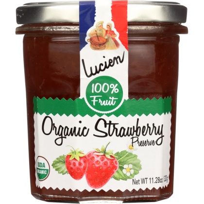 LUCIEN GEORGELIN: Spread Fruit Strawberry Organic, 320 gm