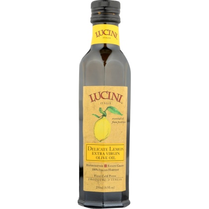 LUCINI: Olive Oil Extra Virgin Delicate Lemon, 8.5 oz