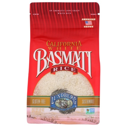 LUNDBERG: California White Basmati Rice, 2 lb