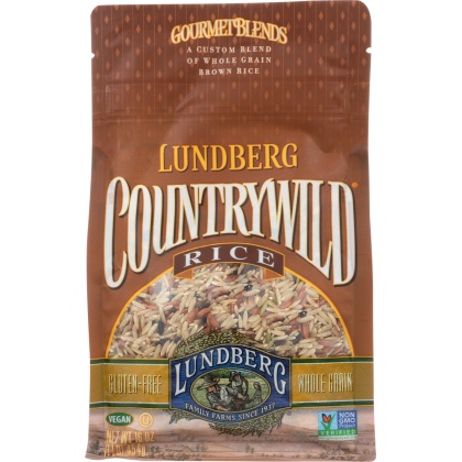 LUNDBERG: Countrywild Whole Grain Brown Rice, 1 lb