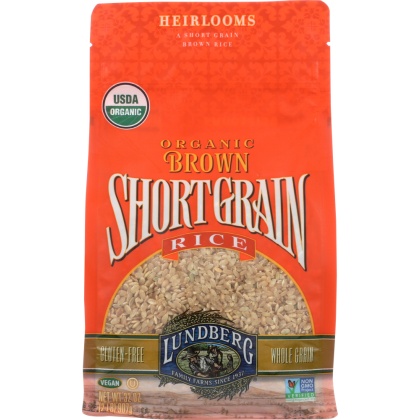 LUNDBERG: Organic Short Grain Brown Rice, 2 lb