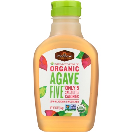 MADHAVA: Organic Agave Five, 16 oz