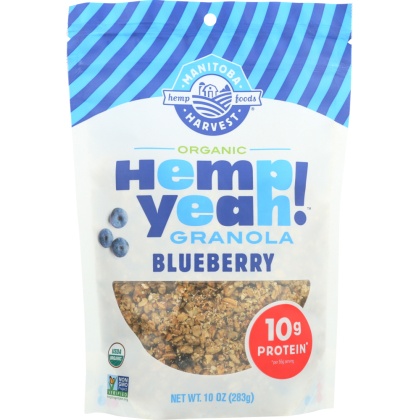 MANITOBA HARVEST: Blueberry Hemp Yeah! Granola, 10 oz