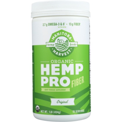 MANITOBA HARVEST: Organic Hemp Pro Fiber, 16 oz