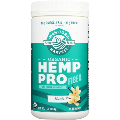 MANITOBA HARVEST: Organic Hemp Protein Vanilla, 16 oz