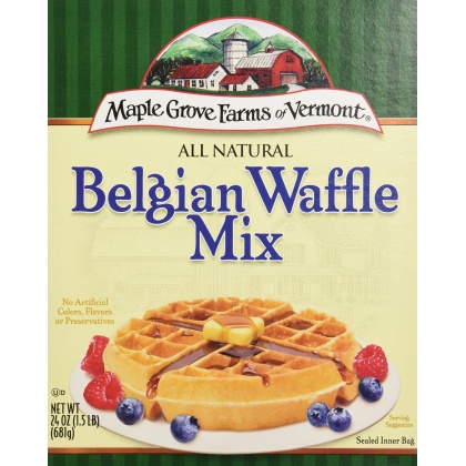 MAPLE GROVE FARMS: Belgian Waffle Mix, 24 oz