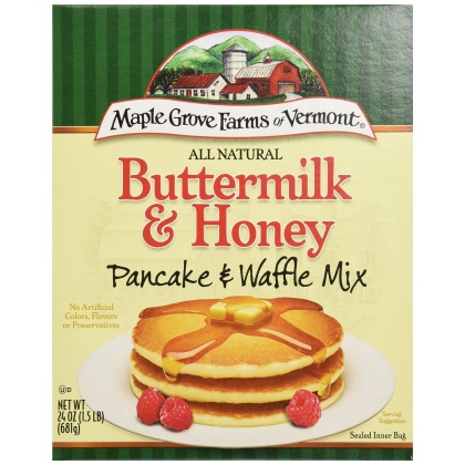 MAPLE GROVE FARMS: Buttermilk and Honey Pancake and Waffle Mix, 24 Oz