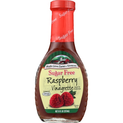 MAPLE GROVE: Sugar Free Raspberry Vinaigrette, 8 oz