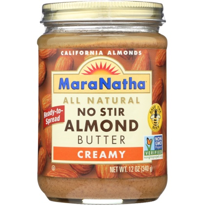 MARANATHA: No Stir Almond Butter Creamy, 12 Oz