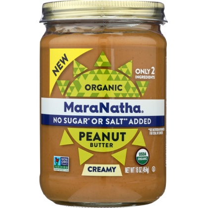 MARANATHA: Peanut Butter No Stir No Sugar 16 oz