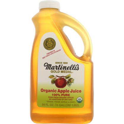 MARTINELLI\'S: Gold Medal Organic Apple Juice, 64 oz