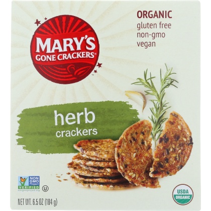 MARY\'S GONE CRACKERS: Organic Crackers Herb, 6.5 oz