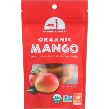 MAVUNO HARVEST: Dried Fruit Organic Mango, 2 oz