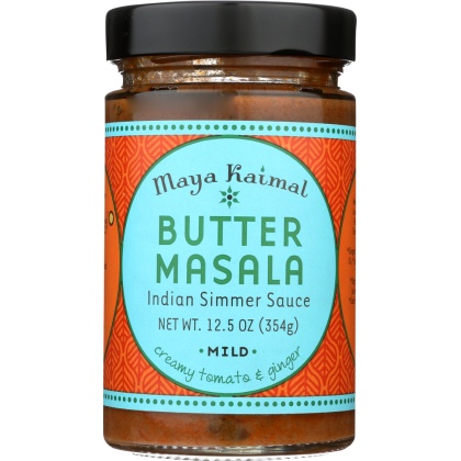 MAYA KAIMAL: Indian Simmer Sauce Butter Masala Mild, 12.5 oz