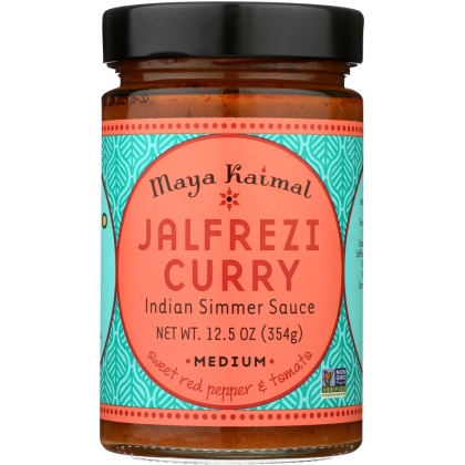 MAYA KAIMAL: Jalfrezi Curry Indian Simmer Sauce Medium, 12.5 oz