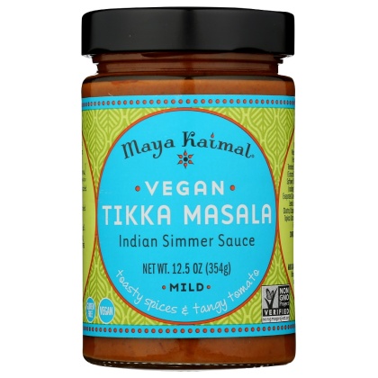 MAYA KAIMAL: Vegan Tikka Masala Indian Simmer Sauce, 12.50 oz