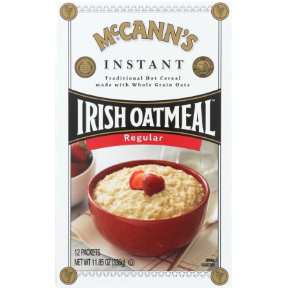 MC CANN\'S: Instant Irish Oatmeal Regular 12 Packets, 11.8 Oz