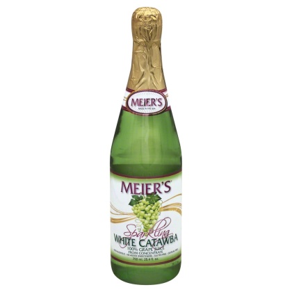 MEIER\'S: Sparkling White Catawba Grape Juice, 25.4 Oz