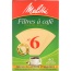 MELITTA: Coffee Filter Brown No. 6, 40 pc