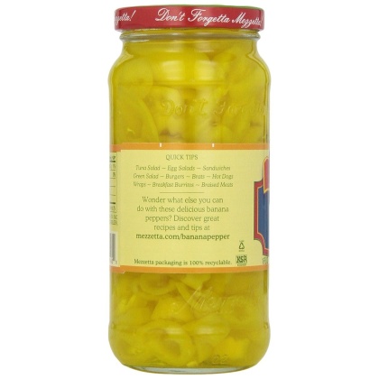 MEZZETTA: Deli-Sliced Mild Pepper Rings, 16 oz