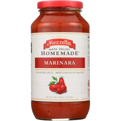 MEZZETTA: Napa Valley Bistro Homestyle Marinara Sauce, 24.5 oz