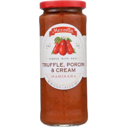 MEZZETTA: Porcini & Cream Truffle Marinara, 16.25 oz