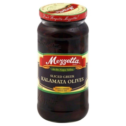 MEZZETTA: Sliced Greek Kalamata Olives, 9.5 oz