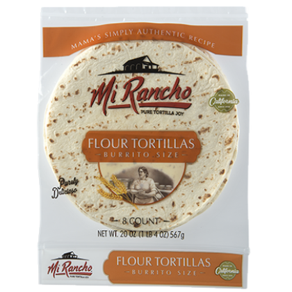 MI RANCHO: Tortilla Flour Burrito, 20 oz