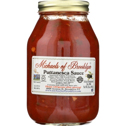 MICHAELS OF BROOKLYN: Puttanesca Sauce, 32 oz