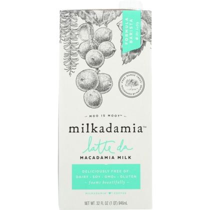 MILKADAMIA: Macadamia Milk Latte Da, 32 oz