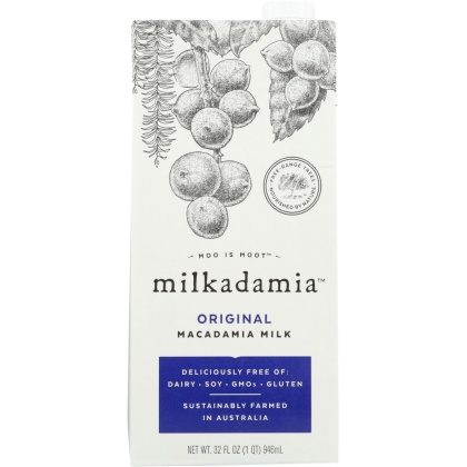 MILKADAMIA: Original Macadamia Milk, 32 fo