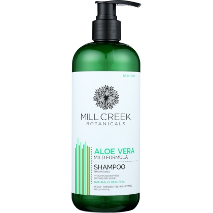 MILL CREEK: Aloe Vera Shampoo Mild Formula, 14 oz